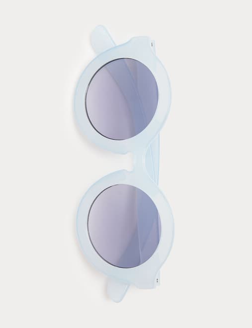 Kids’ Plain Round Sunglasses (S-L)