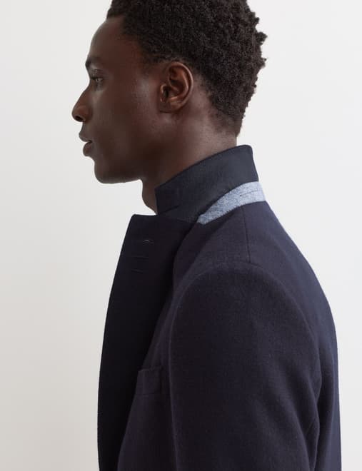 Tailored Fit Italian Wool Rich Twill Blazer