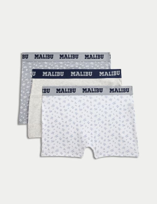 3pk Knicker Shorts (6-16 Yrs)