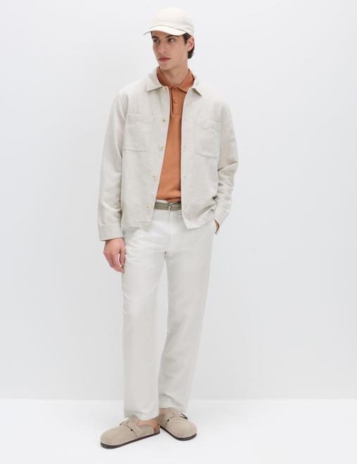 Linen Rich Overshirt