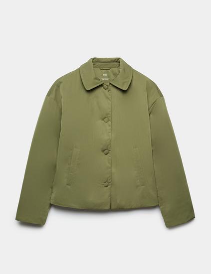 Padded Collared Short Jacket