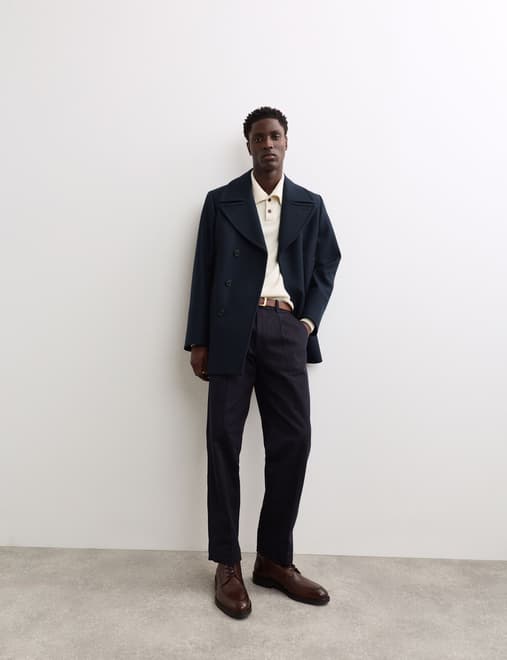 Italian Wool Revere Peacoat