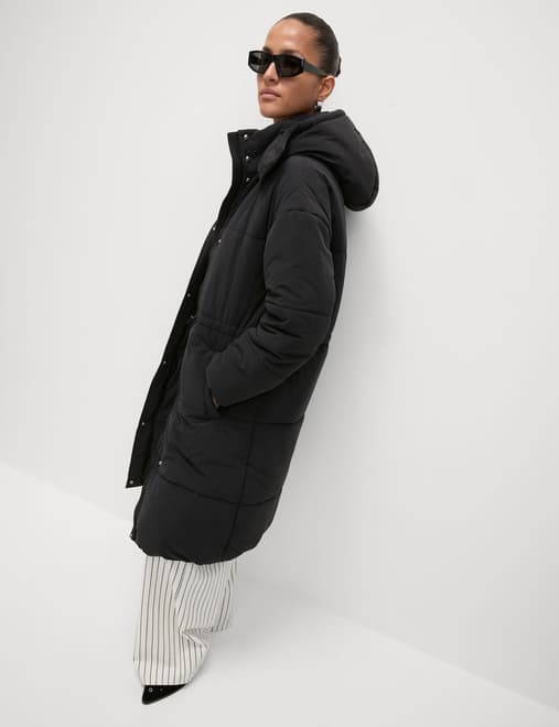 Thermowarmth™ Hooded Longline Puffer Coat