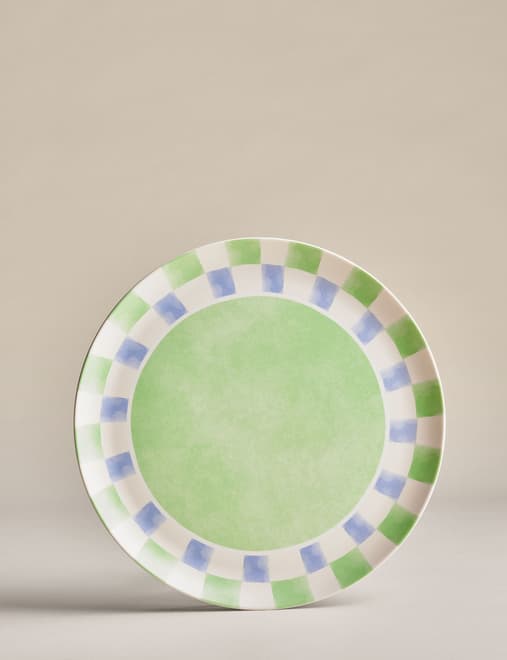 Set of 4 Summer Brights Picnic Dinner Plates