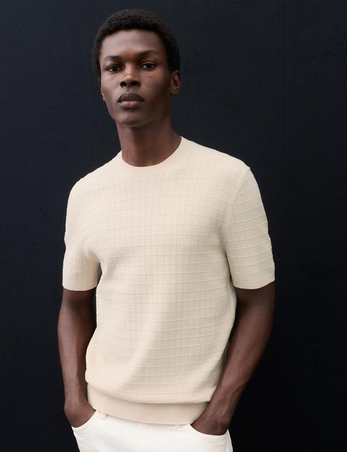 Performance Regular Fit Knitted T-Shirt
