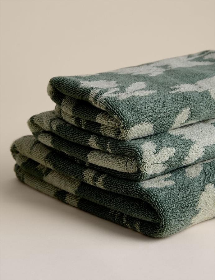 Pure Cotton Floral Towel