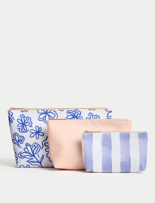 Large Wash Bag Trio