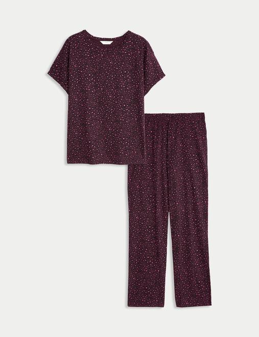 Cotton Rich Printed Pyjama Set