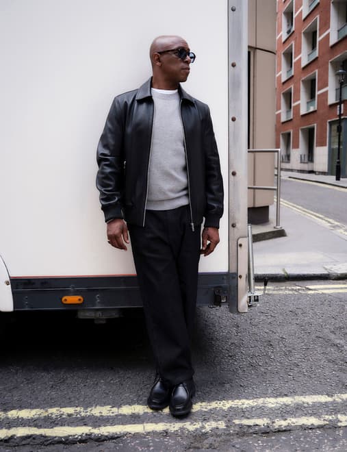 Tapered Fit Smart Pleat Jeans