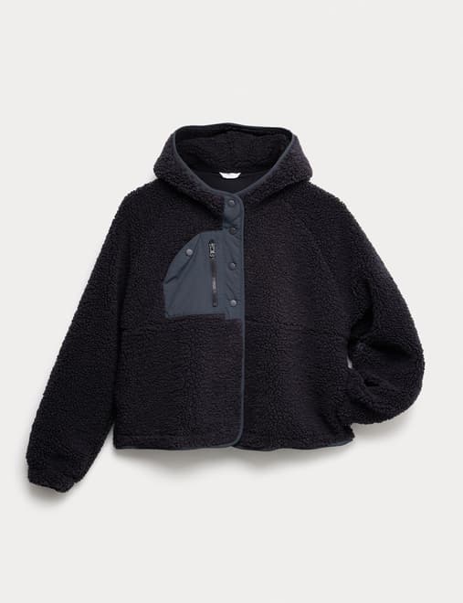 Borg Oversized Jacket (6-16 Yrs)