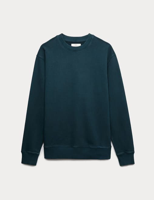Pure Cotton Garment Dye Sweatshirt