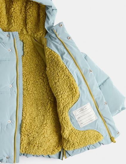 Borg Lined Padded Coat (2-8 Yrs)