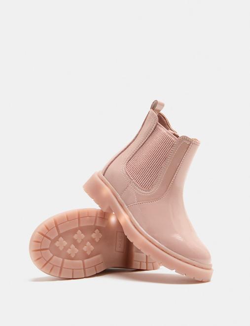Kids' Patent Light Up Chelsea Boots (4 Small-2 Large)