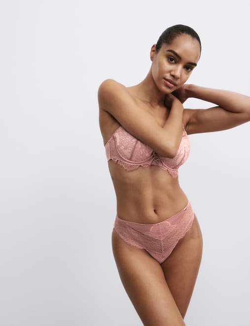 Forget Me Not Lace High Leg Knickers