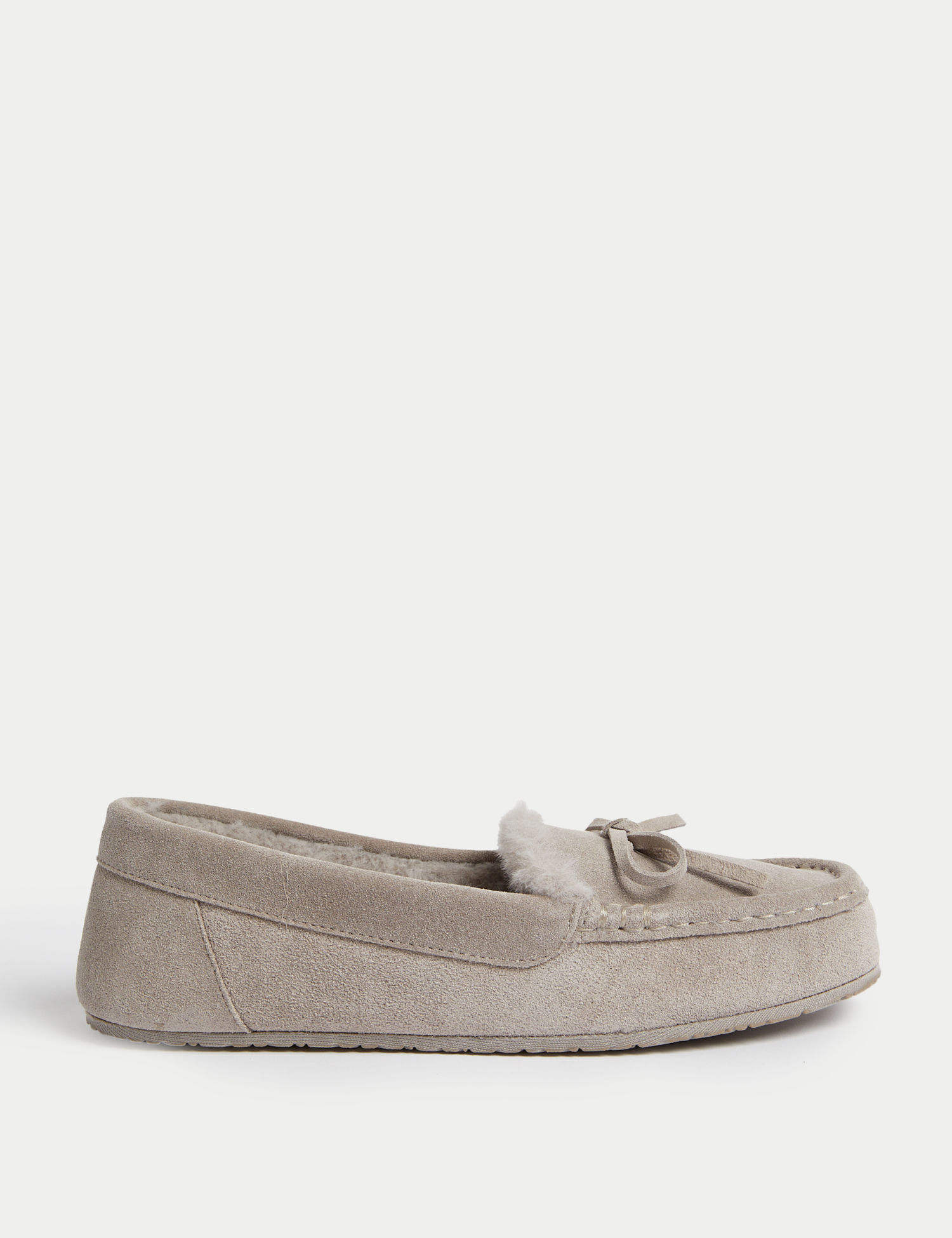 Shop Suede Moccasin Slippers for Women Online Marks and Spencer