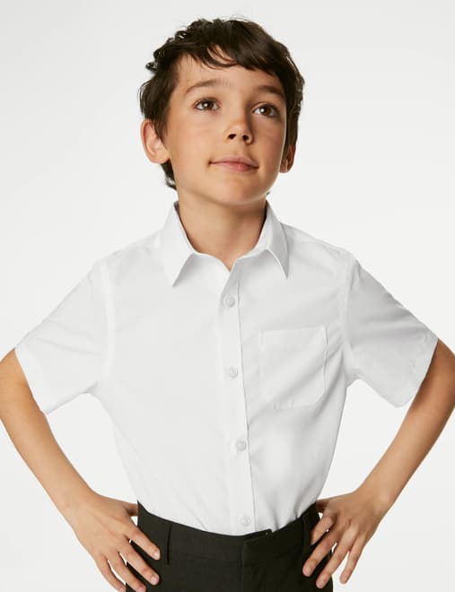 M and s hot sale boys school shorts