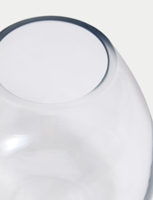 Small Glass Teardrop Vase