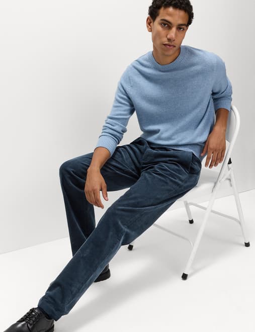 Regular Fit Corduroy Stretch Chinos