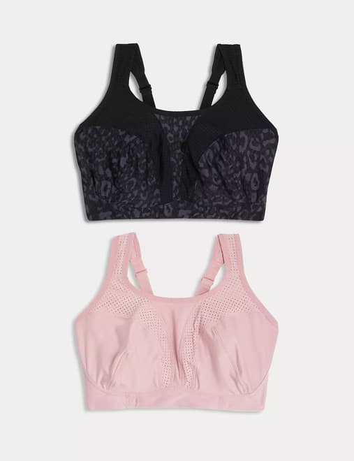 M&S Collection Freedom to Move High Impact Padded Sports Bra A-DD, Compare