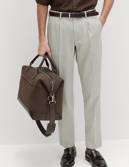 Tailored Fit Puppytooth Trousers
