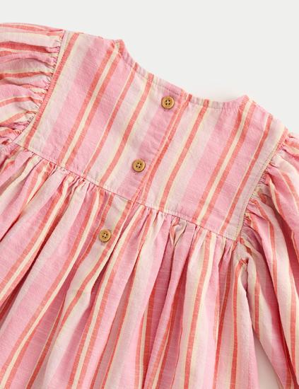 Pure Cotton Striped Top & Bottom Outfit (0-5 Yrs)