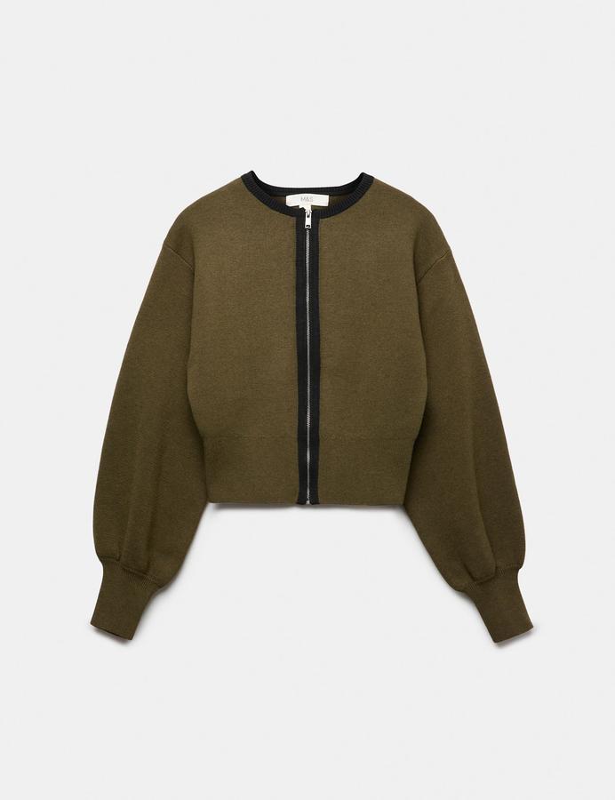 Zippy Cropped Bomber
