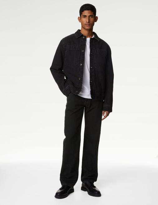 Straight Fit Pure Cotton Value Jeans
