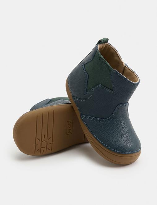 Kids’ Barefoot Leather Chelsea Boots (2 Small - 5 Small)
