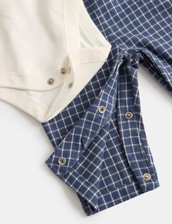 2 Piece Pure Cotton Paddington™ Dungaree Outfit (7lbs - 1 Yrs)