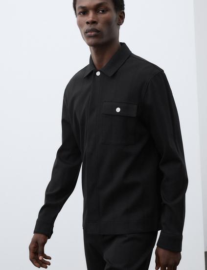 Pure Cotton Drop Needle Overshirt