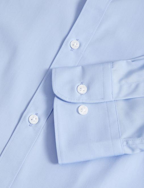 Slim Fit Easy Iron Cotton Blend Shirt