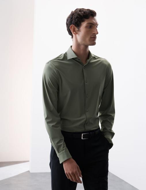 Slim Fit Stretch Performance Shirt