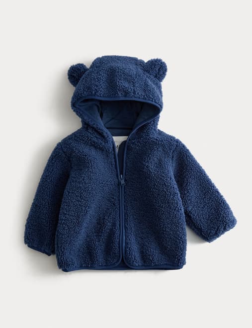 Borg Pocket Hooded Jacket (0-3 Yrs)
