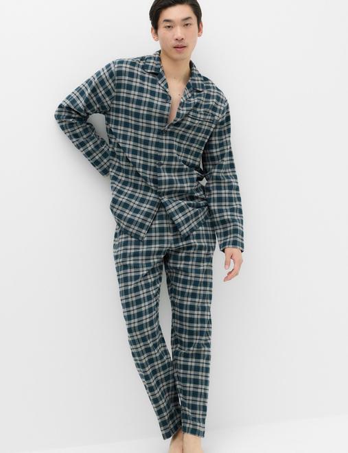 Pure Cotton Brushed Check Pyjama Set