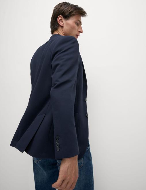 Tailored Fit Jersey Textured Blazer