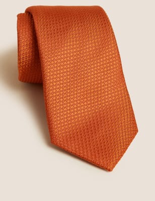 Textured Pure Silk Tie