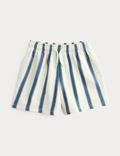 Cotton Rich Striped Shorts (2-8 Yrs)
