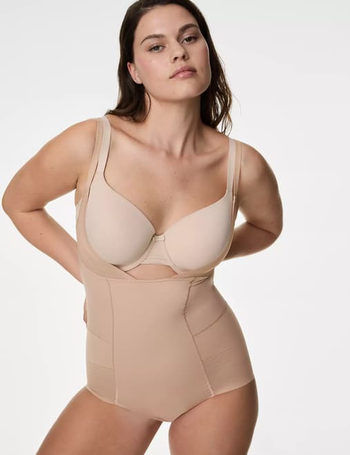 Buy Body Shaper Strapless & Backless Breathable Shapewear Bodysuits Spandex Tummy  Control Shapewear Slimming Bodysuit for Under Dress Online in India 