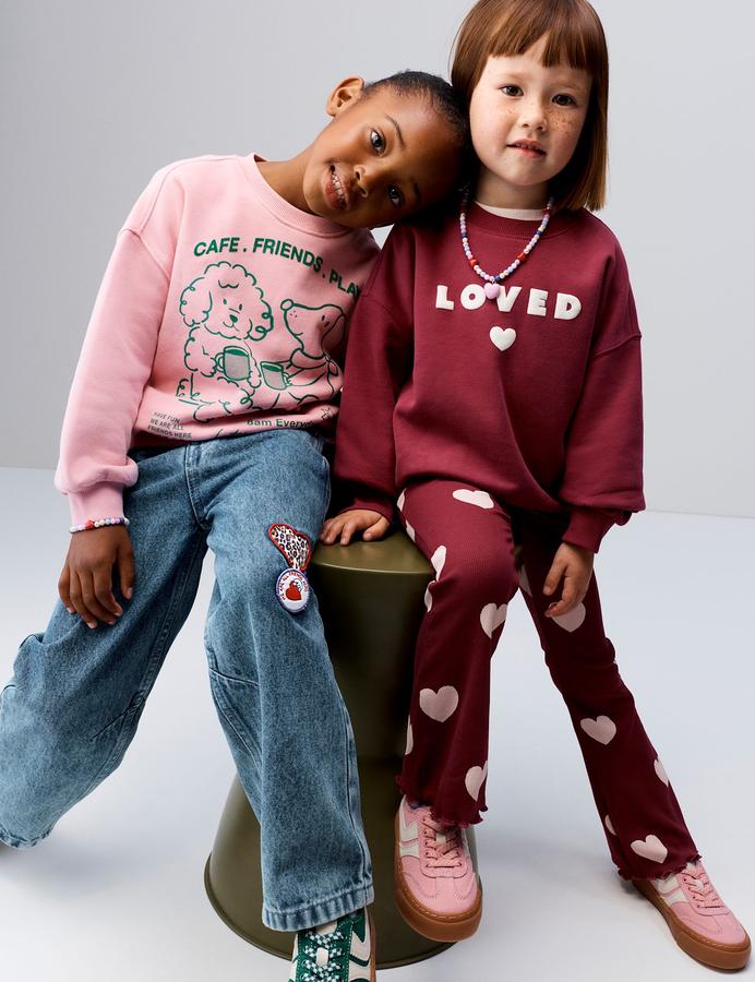 2 Piece Cotton Rich Loved Sweat Outfit (2-8 Yrs)