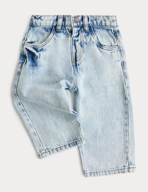 Pure Cotton Carrot Jeans (0 Months-5 Years)