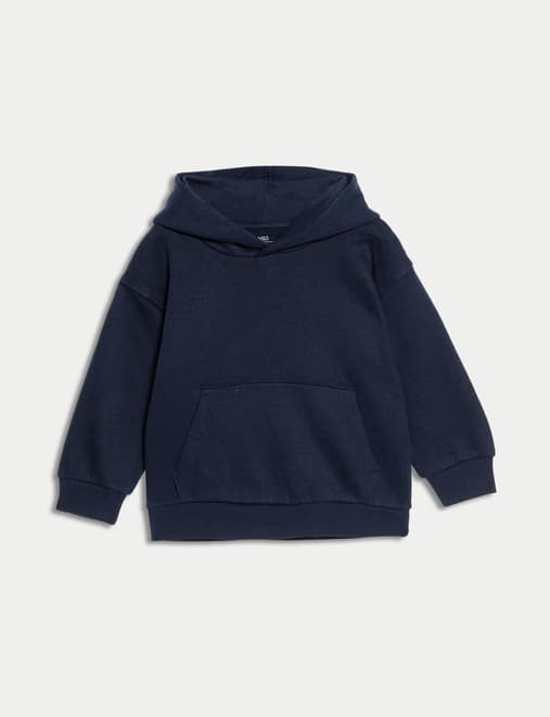 Cotton Rich Plain Hoodie (2-8 Yrs)