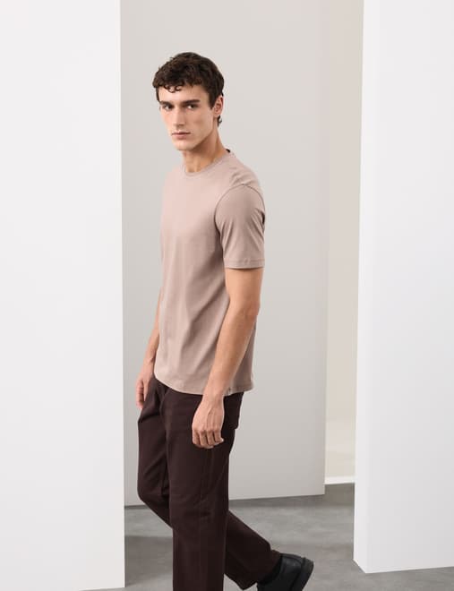 Pure Supima® Cotton Performance Crew Neck T-shirt