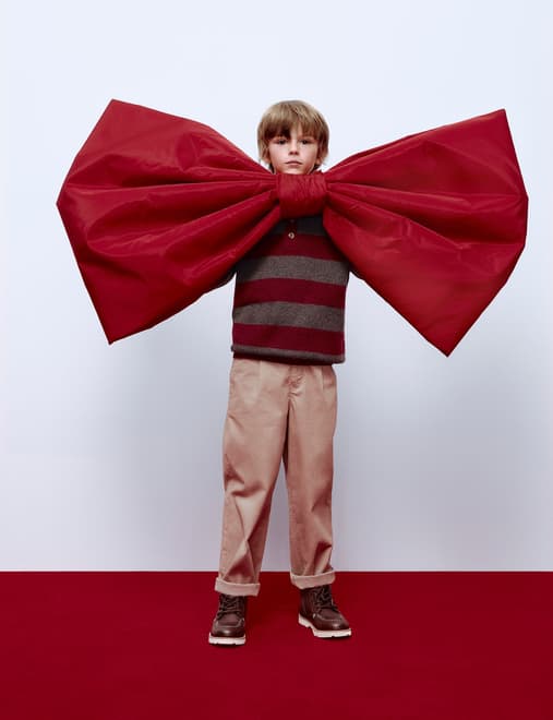 Cotton Rich Pleated Chinos (6-16 Yrs)