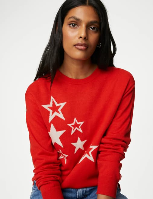 Christmas jumpers hot sale womens m&s