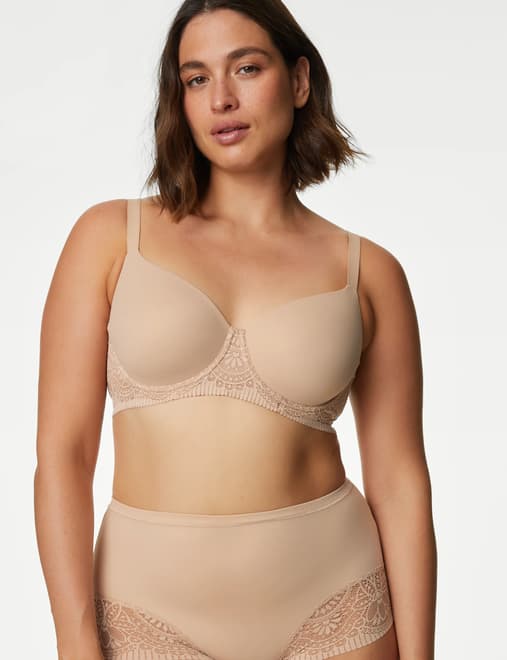 Cool Comfort™ Cotton Rich Non Wired Bralette, Body by M&S