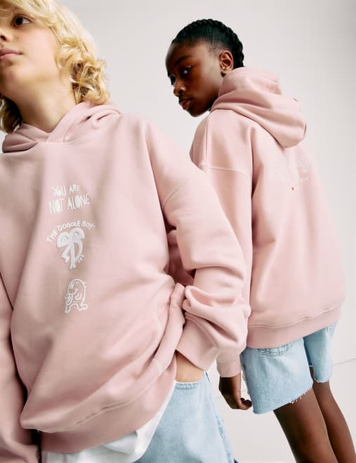 The Doodle Boy Cotton Rich Slogan Hoodie (4-16 Yrs)