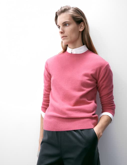 Pure Cashmere Crew Neck Jumper