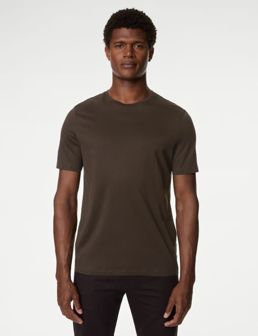 Pure Supima® Cotton Performance Crew Neck T-shirt