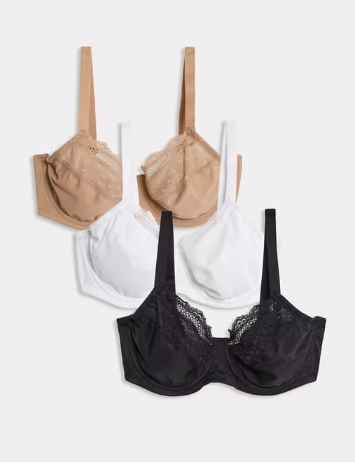 38D] M&S Marks & Spencer Wild Blooms Minimiser Minimizer Full cups Bra 38D  bra 38d, Women's Fashion, New Undergarments & Loungewear on Carousell