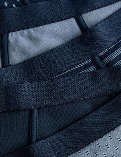 5 Pack Cotton Stretch Geometric Trunks